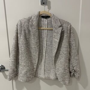 Amanda & Chelsea Textured Gray Blazer